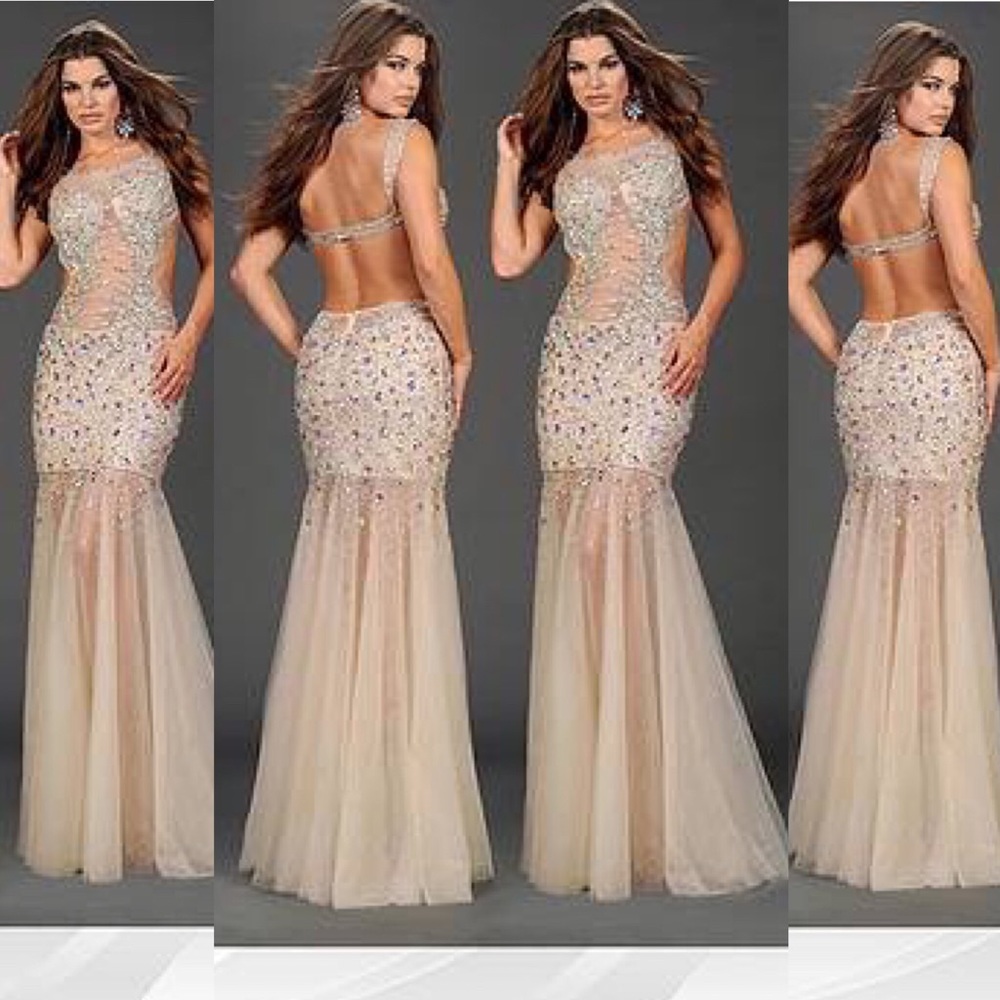 Swing Apparel dresses with cut outs.